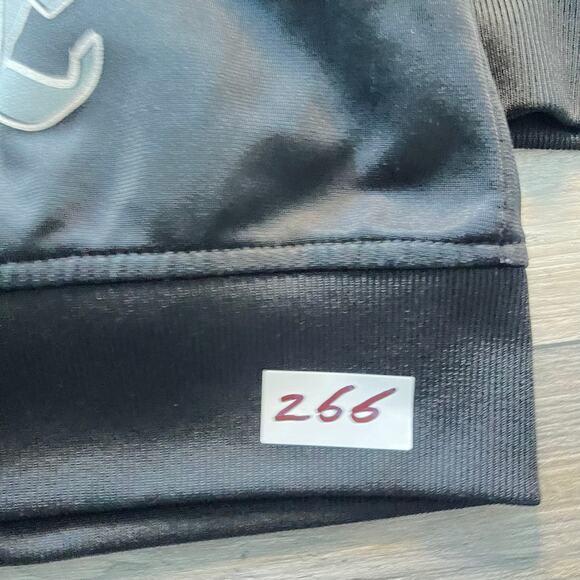 Vintage Y2K MMA Elite Black Men L Cybergrunge Cybergoth Grim Reaper Track Jacket - Picture 7 of 7